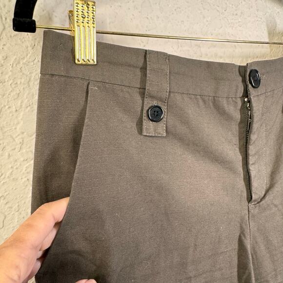 ZADIG & VOLTAIRE Pants Trousers 28 Pomelo Rip Stop Elastic Back Waist Cropped - Picture 9 of 15